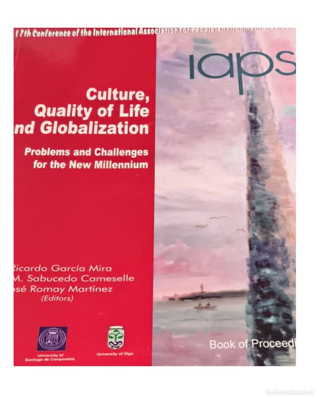 Libros: Culture, quality of life and globalization -