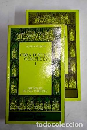 Libros: Obra po&eacute;tica completa - March, Ausias