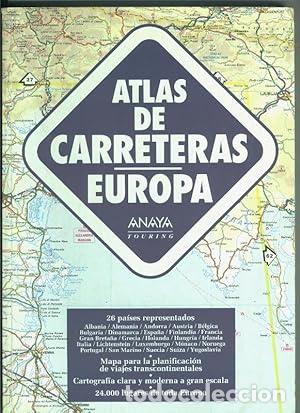 Libros: ATLAS DE CARRETERAS EUROPA. 26 PA&Iacute;SES PRESENTADOS.