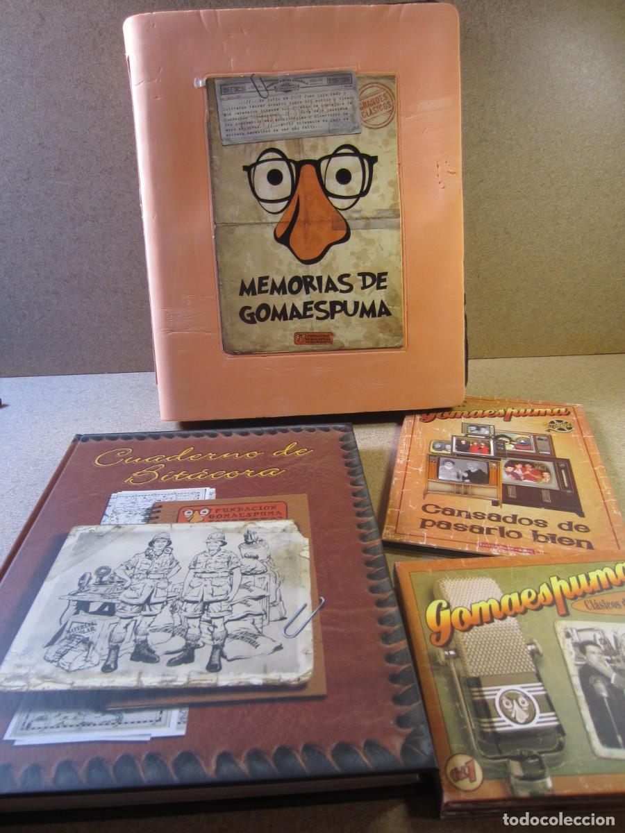 Libros: Memorias de Gomaespuma Cuaderno de Bit&aacute;cora. Libro, DVD y 2 CDS