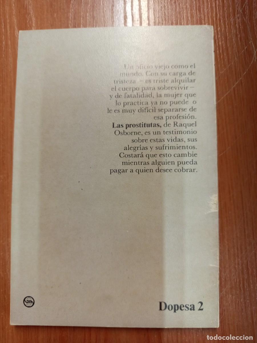 Libros: Las prostitutas. Raquel Osborne. - Foto 2