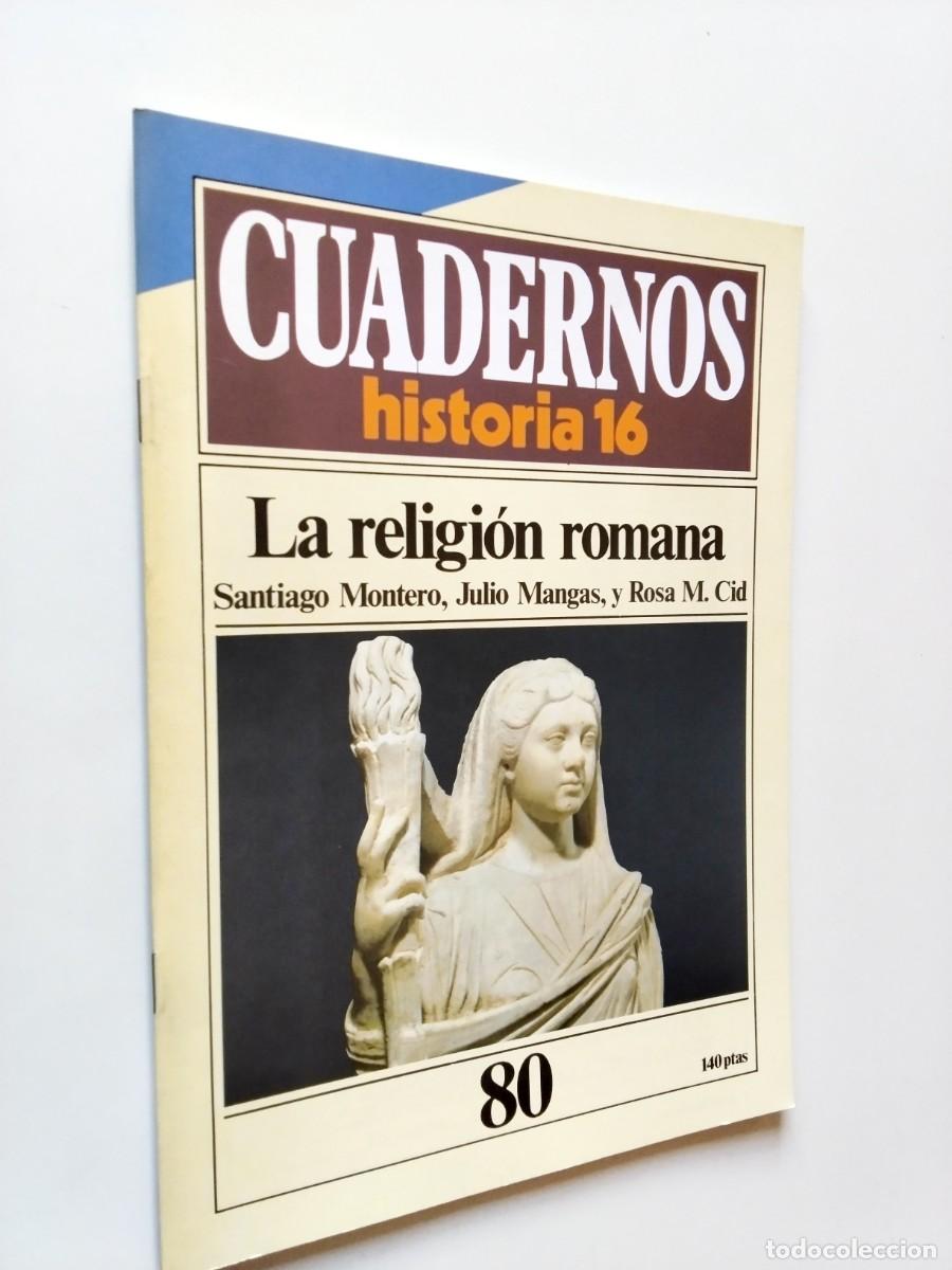 Libros: Santiago Montero y otros - La religi&oacute;n romana (Cuadernos Historia 16, n&ordm; 80)