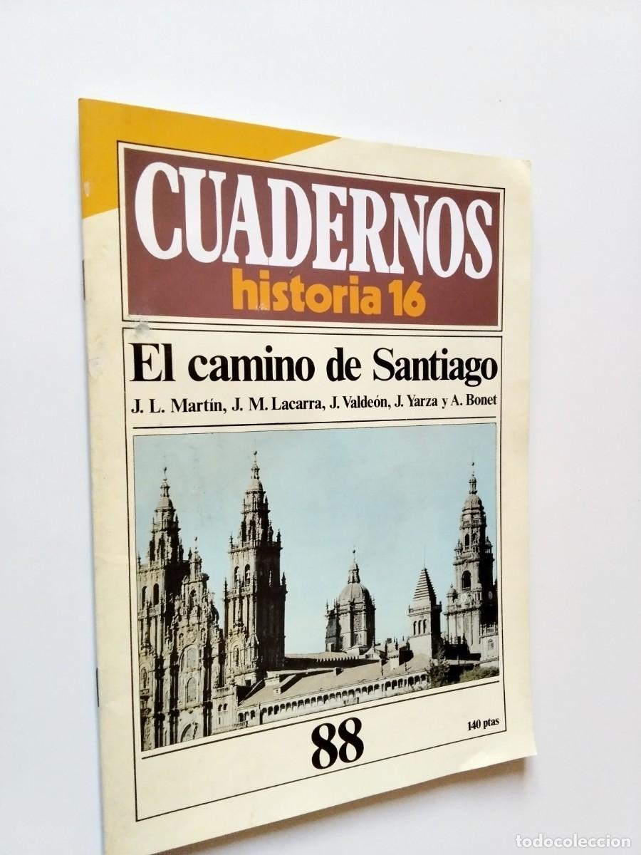 Libros: J. L. Mart&iacute;n y otros - El camino de Santiago (Cuadernos Historia 16, n&ordm; 88)