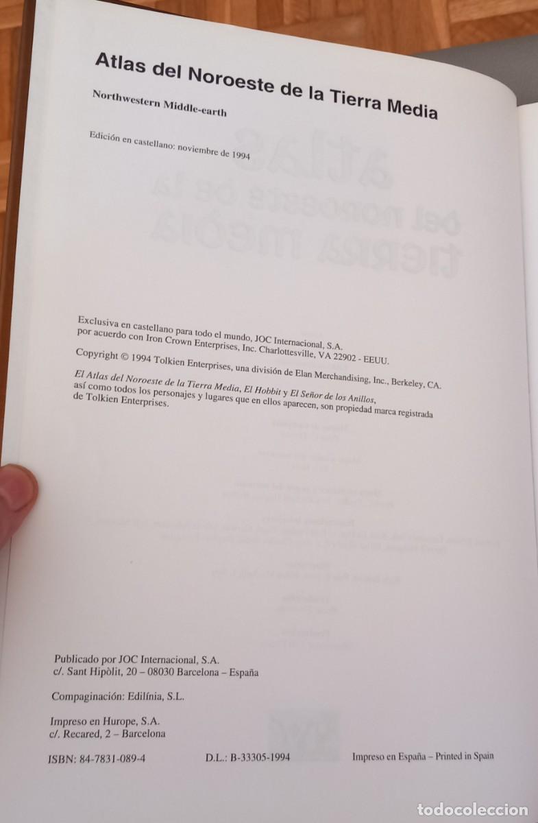 Libros: Atlas del noroeste de la tierra media. Mark Rabuck 1994 - Foto 4