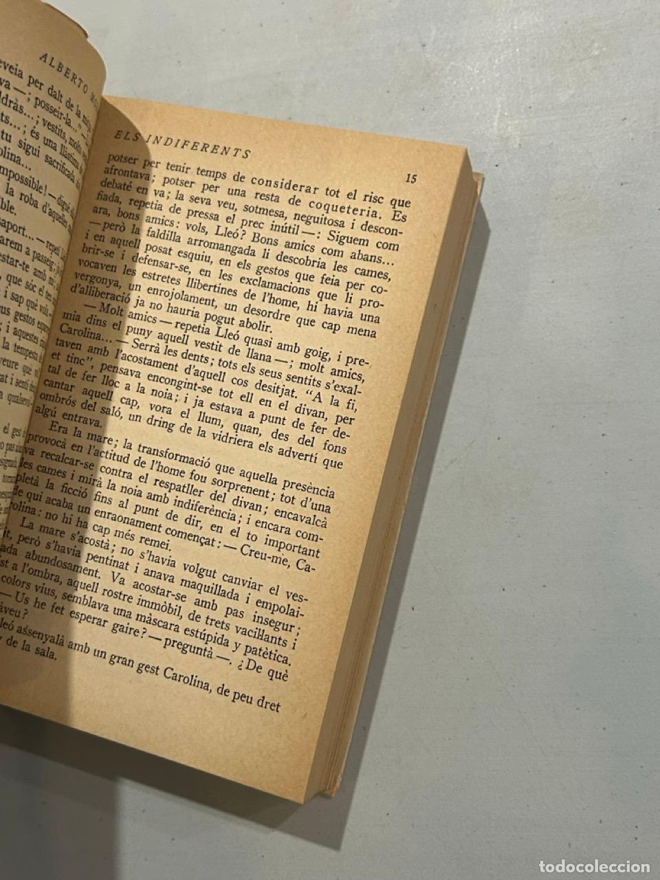 Libros: Alberto Moravia - Els indiferents - Foto 2