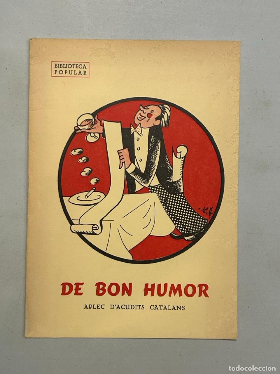 Libros: De bon humor. Aplec d'acudits catalans