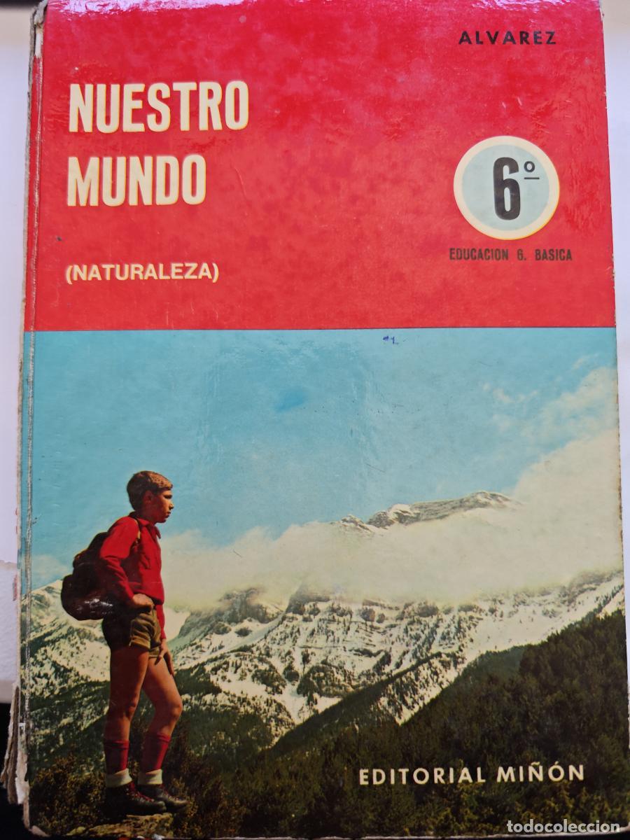 Libros: NUESTRO MUNDO (NATURALEZA). 6 CURSO EDUCACI&Oacute;N GENERAL B&Aacute;SICA. &Aacute;LVAREZ. EDITORIAL MI&Ntilde;&Oacute;N - - tdk656