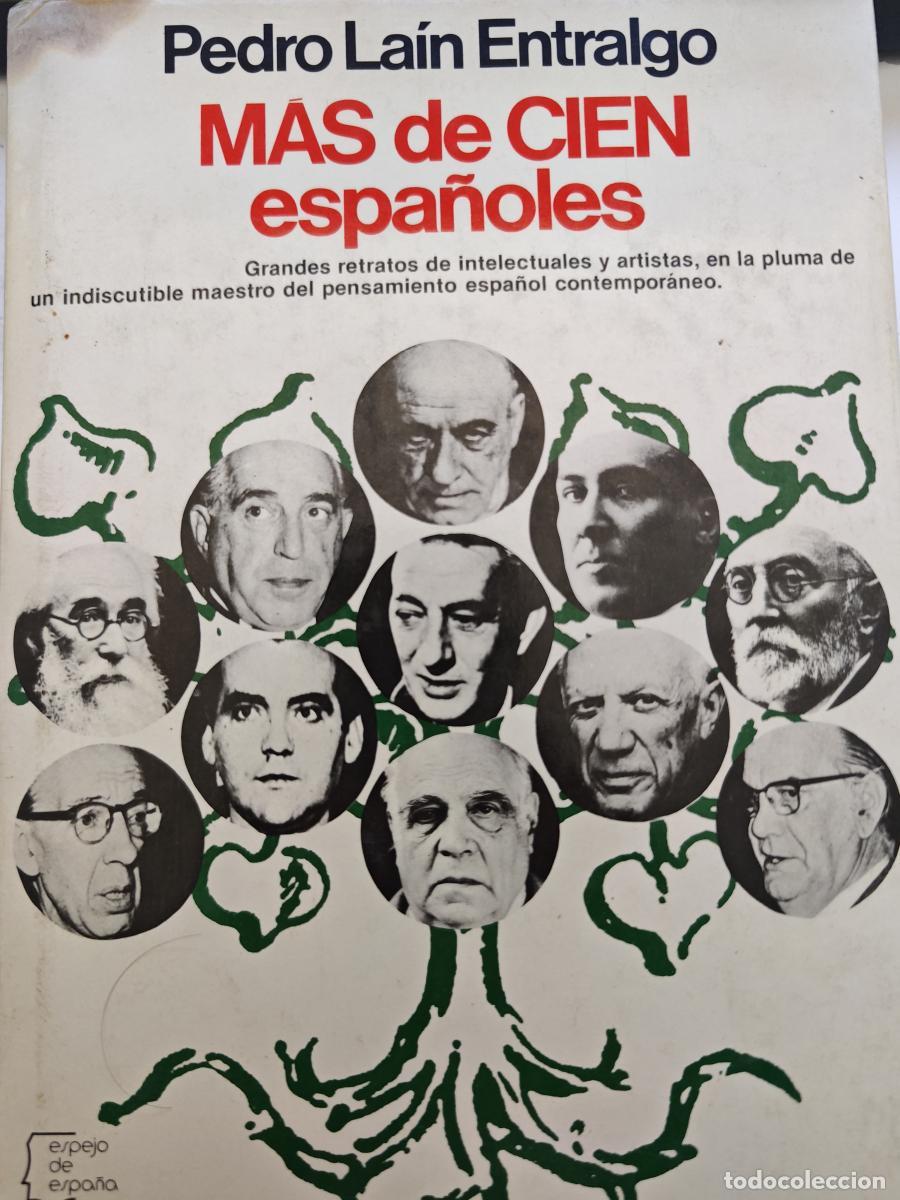Libros: MAS de CIEN espa&ntilde;oles - Pedro Lain Entralgo - - tdk656