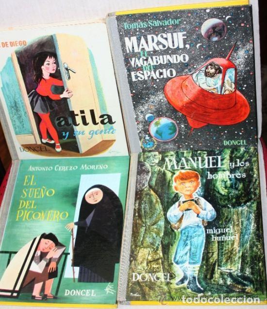 Libros: EXCEPCIONAL LOTE DE CUATRO EJEMPLARES de EDICIONES DONCEL. COL. LA BALLENA ALEGRE n&ordm; 4,12,13,14