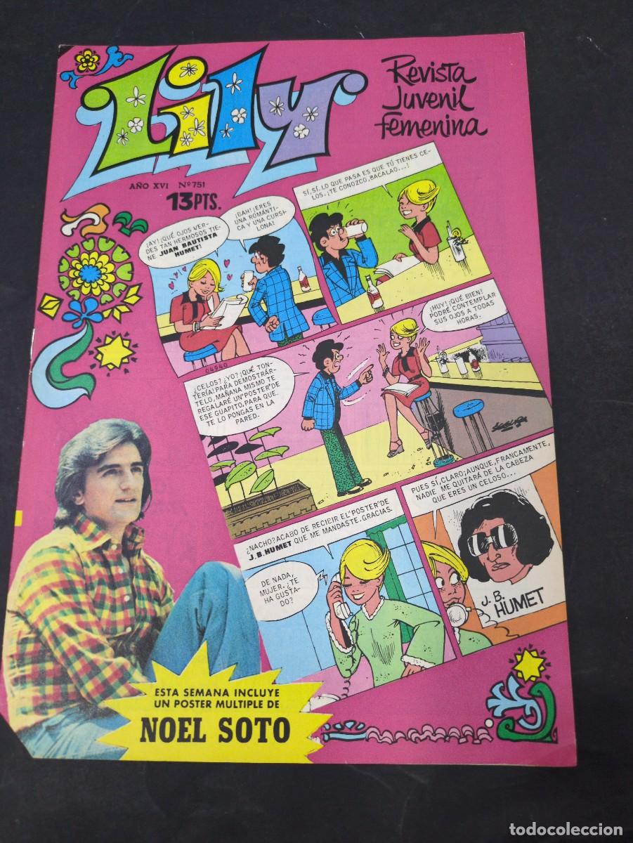 Libros: LILY. N&ordm; 751. PORTADA: JUAN BAUTISTA HUMET. POSTER: NOEL SOTO. BRUGUERA, 1976.
