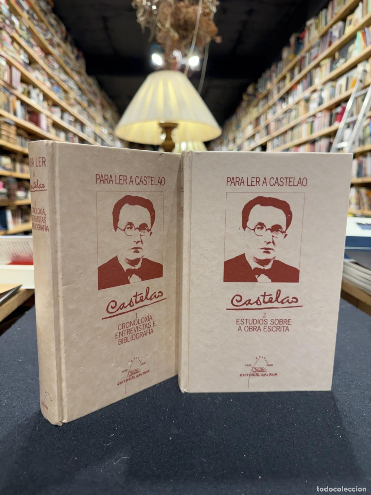 Libros: Para ler a Castelao. 2 vol. Cronolox&iacute;a entrevistas e bibliograf&iacute;a. Estudios sobre a obra escrita - V
