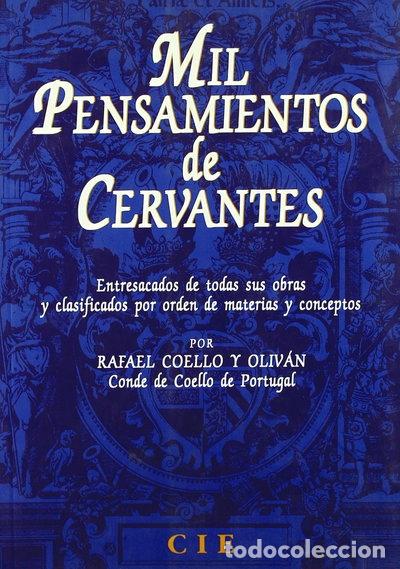 B&uuml;cher: Mil pensamientos de Cervantes- 9788493001650