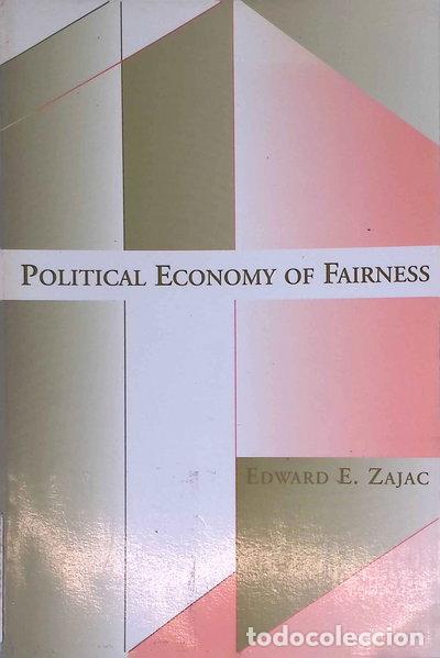 Libros: Political Economy of Fairness- 9780262740197