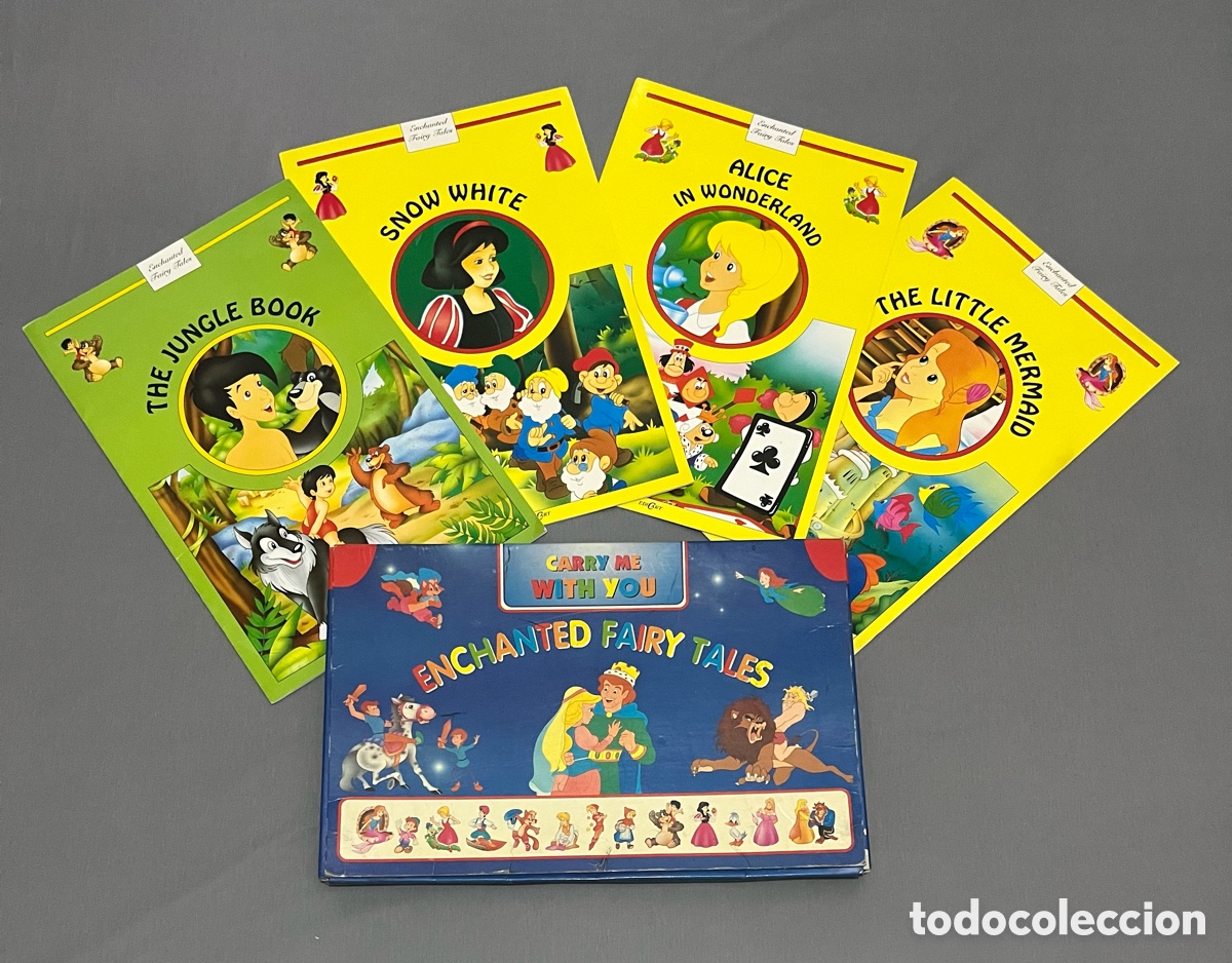 Livres: Conjunto de 4 libros gigantes de cuentos de hadas titulado Carry Me With You: Enchanted Fairy Tales