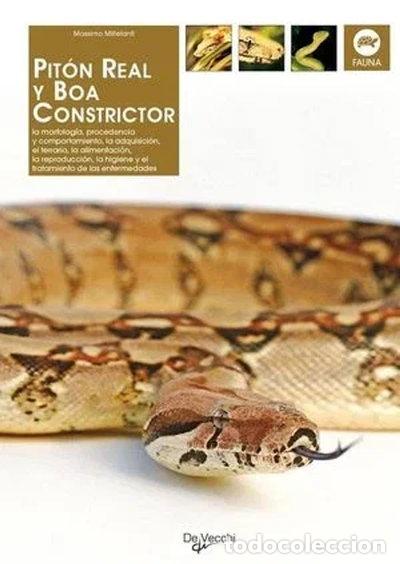 Libros: Pit&oacute;n real y boa constrictor- 9788431531591