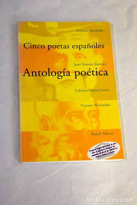 Libros: Antolog&iacute;a po&eacute;tica: cinco poetas espa&ntilde;oles
