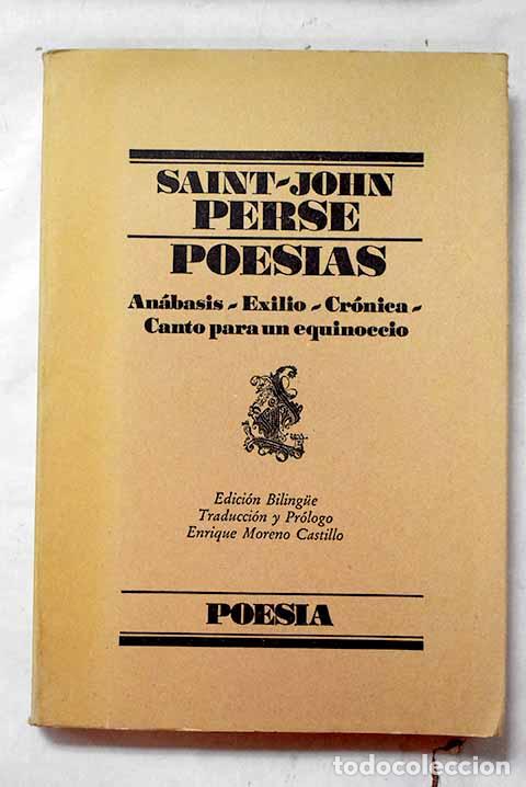 B&uuml;cher: Poemas: Saint-John Perse.- Saint-John Perse