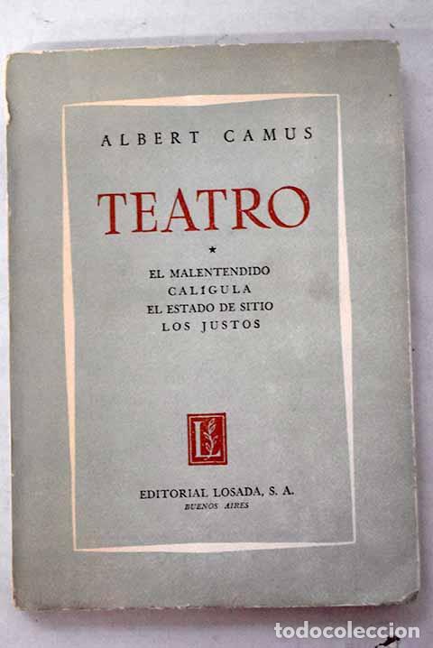 Libros: Teatro cruel: Camus, Albert.- Camus, Albert