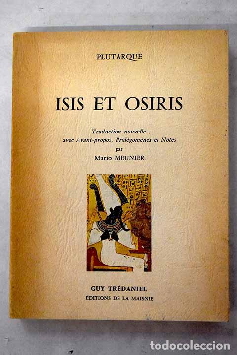 Libros: Isis et Osiris: Plutarque.- Plutarque