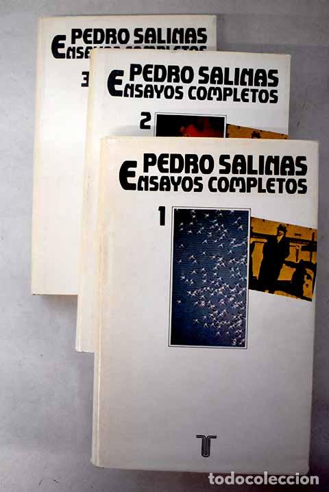 Libros: Ensayos completos: Salinas, Pedro.- Salinas, Pedro
