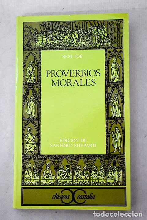 Livros em segunda m&atilde;o: Proverbios morales: Sem Tob de Carri&oacute;n.- Sem Tob de Carri&oacute;n