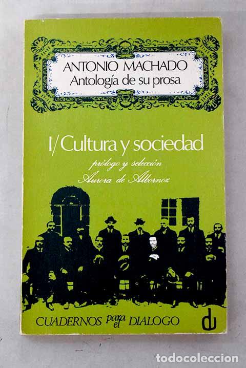 Livros em segunda m&atilde;o: Antolog&iacute;a de su prosa, Tomo I.- Machado, Antonio