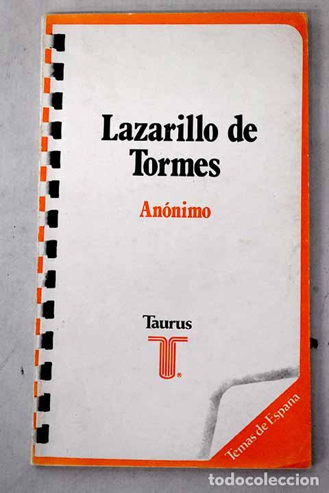 Libros: La Vida de Lazarillo de Tormes y de sus fortunas y adversidades