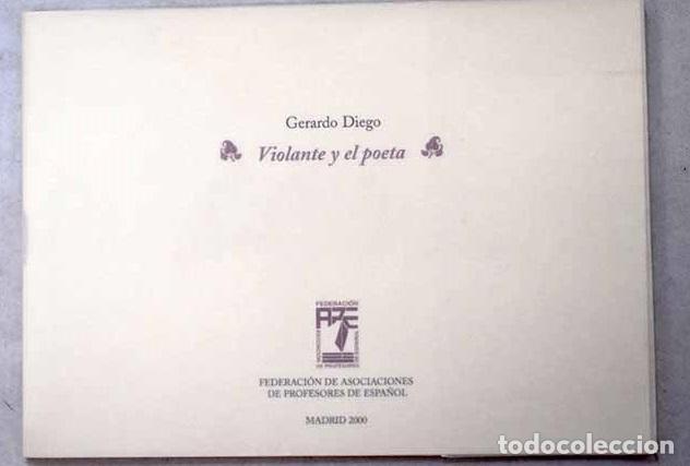 Libros: Violante y el poeta: Diego, Gerardo.- Diego, Gerardo