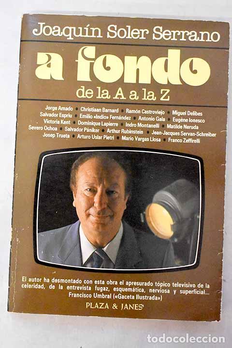 Libros: A fondo: de la A a la Z.- Soler Serrano, Joaqu&iacute;n
