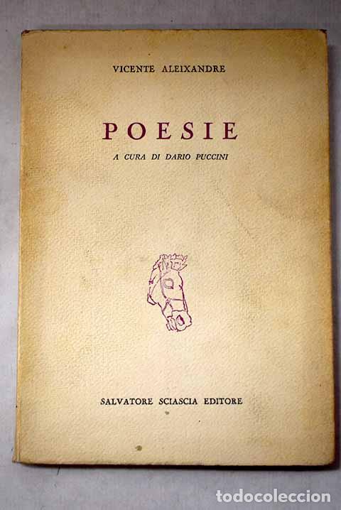 Libros: Poesie: Aleixandre, Vicente.- Aleixandre, Vicente