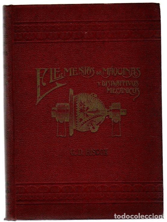 Libros: Elementos de m&aacute;quinas y dispositivos mec&aacute;nicos - Hiscox, Gardner D.