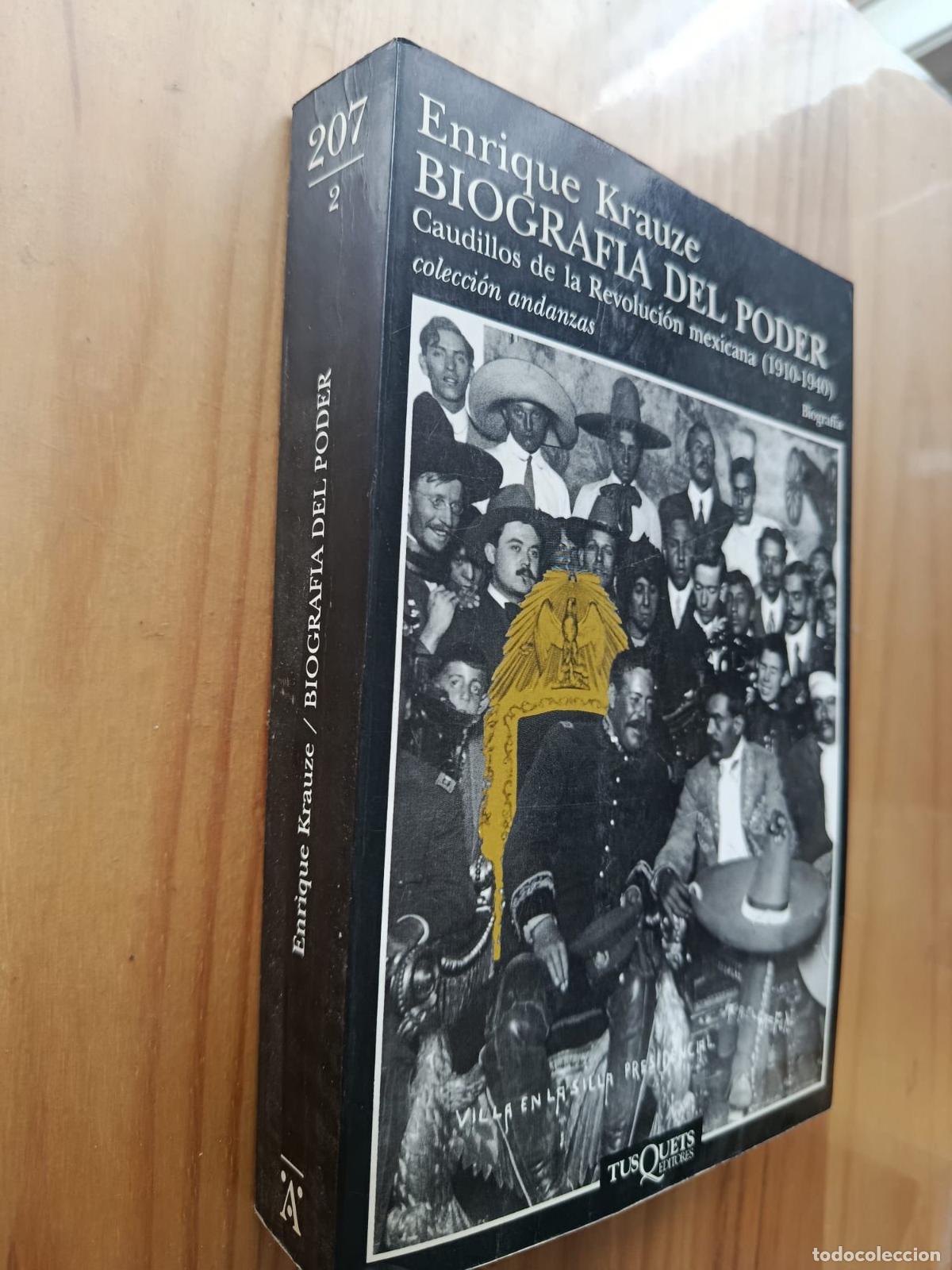 Livros em segunda m&atilde;o: BIOGRAFIA DEL PODER: CAUDILLOS DE LA REVOLUCION MEXICANA (1910-19 40) - Enrique Krauze