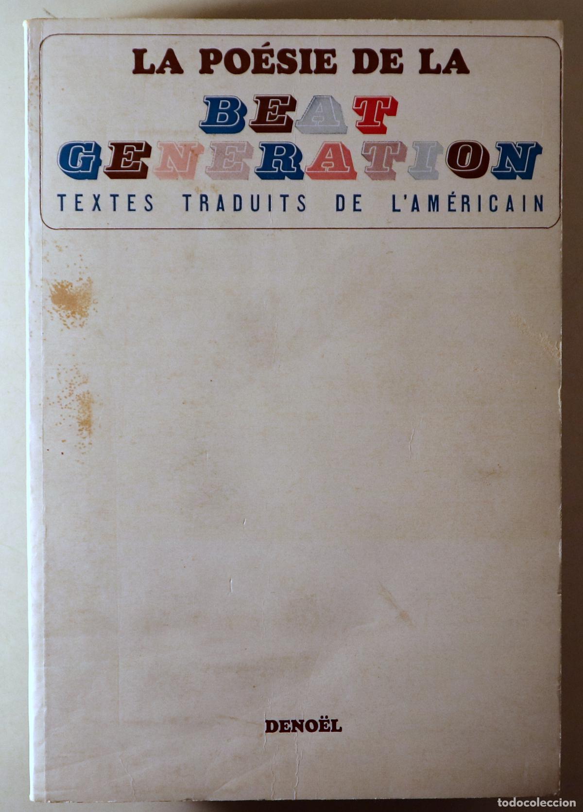 Libros: (Ginsberg - Corso - Kerouac etc) - LA PO&Eacute;SIE DE LA BEAT GENERATION - Paris 1965