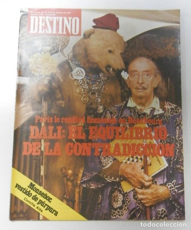 Libros: Revista Destino. n&ordm; 2193. a&ntilde;o 1979. Salvador Dal&iacute; -