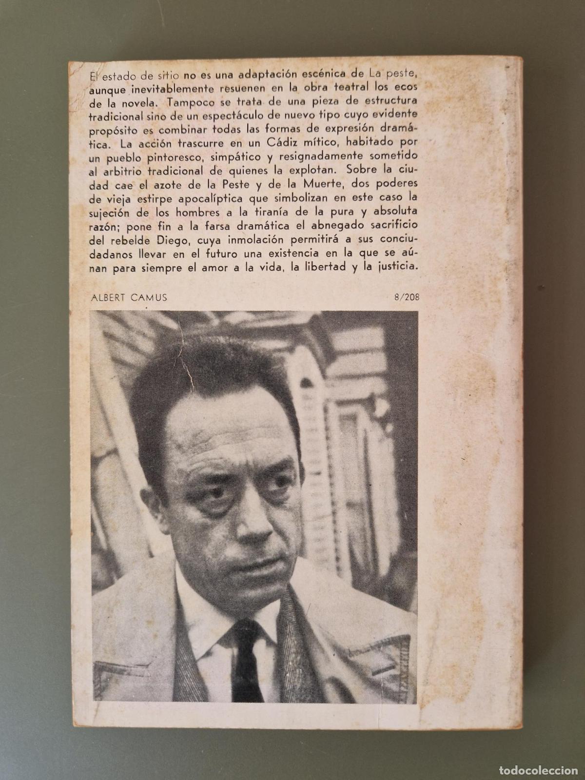 Libros: Estado de sitio - Albert Camus - Foto 3