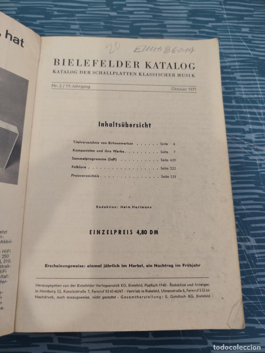 Libros: BIELEFELDER KATALOG,OKTOBER 1971,533 P&Aacute;GINAS. - Foto 2