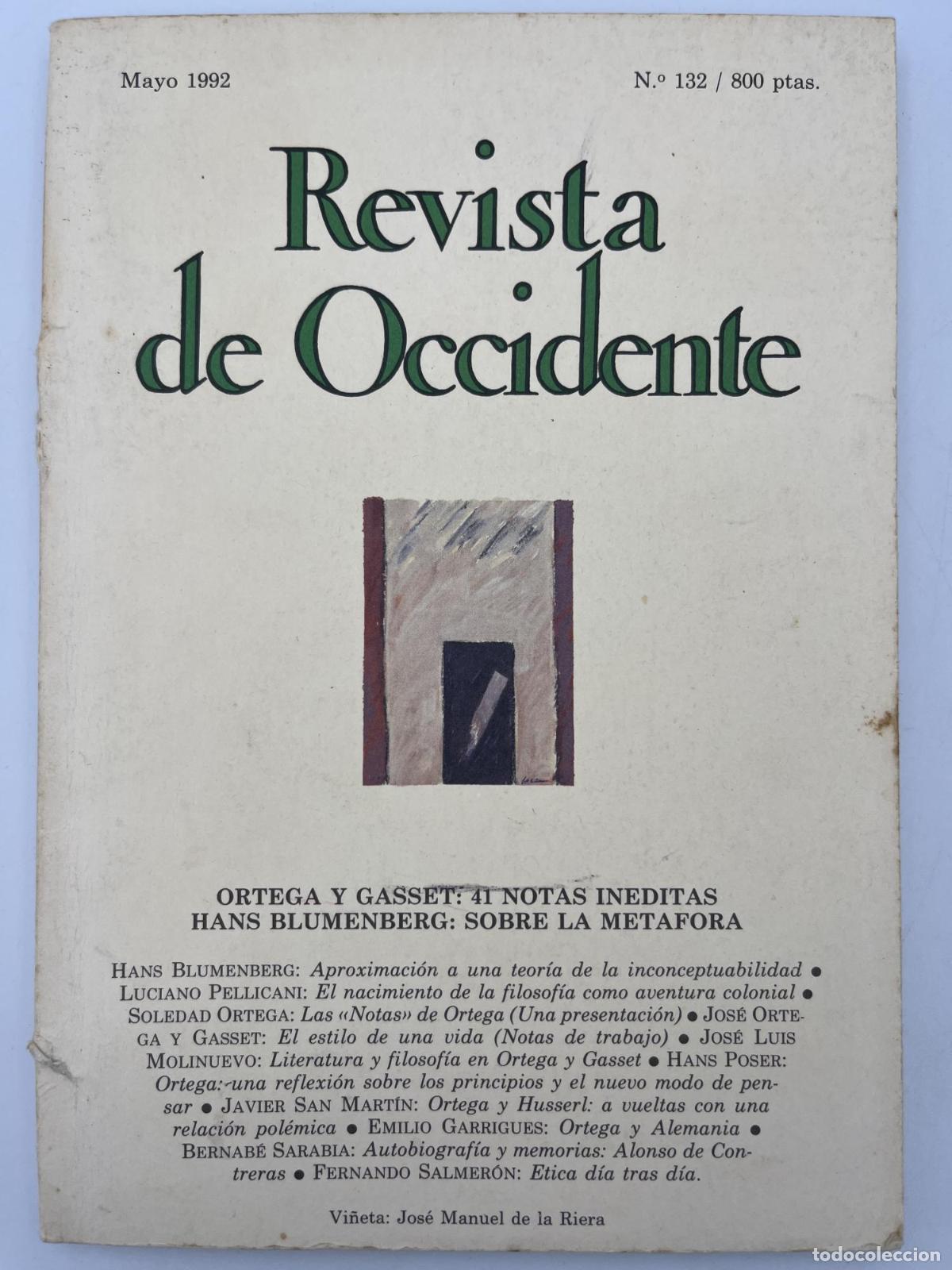 B&uuml;cher: Revista de Occidente n&ordm; 132 - Varios Autores