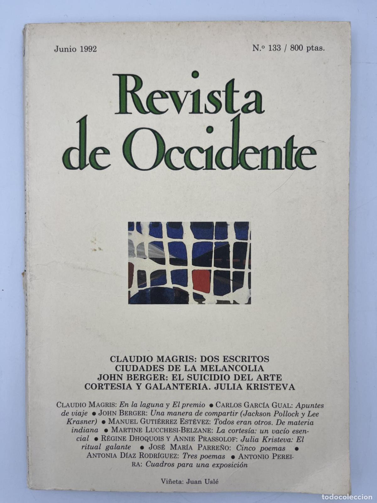 Libri di seconda mano: Revista de Occidente n&ordm; 133 - Varios Autores