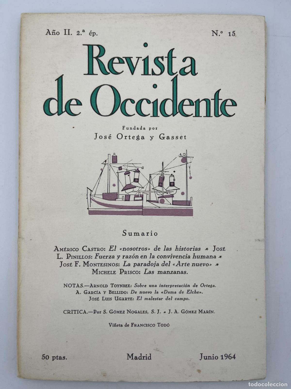 Libri di seconda mano: Revista de Occidente n&ordm; 15 - Varios Autores