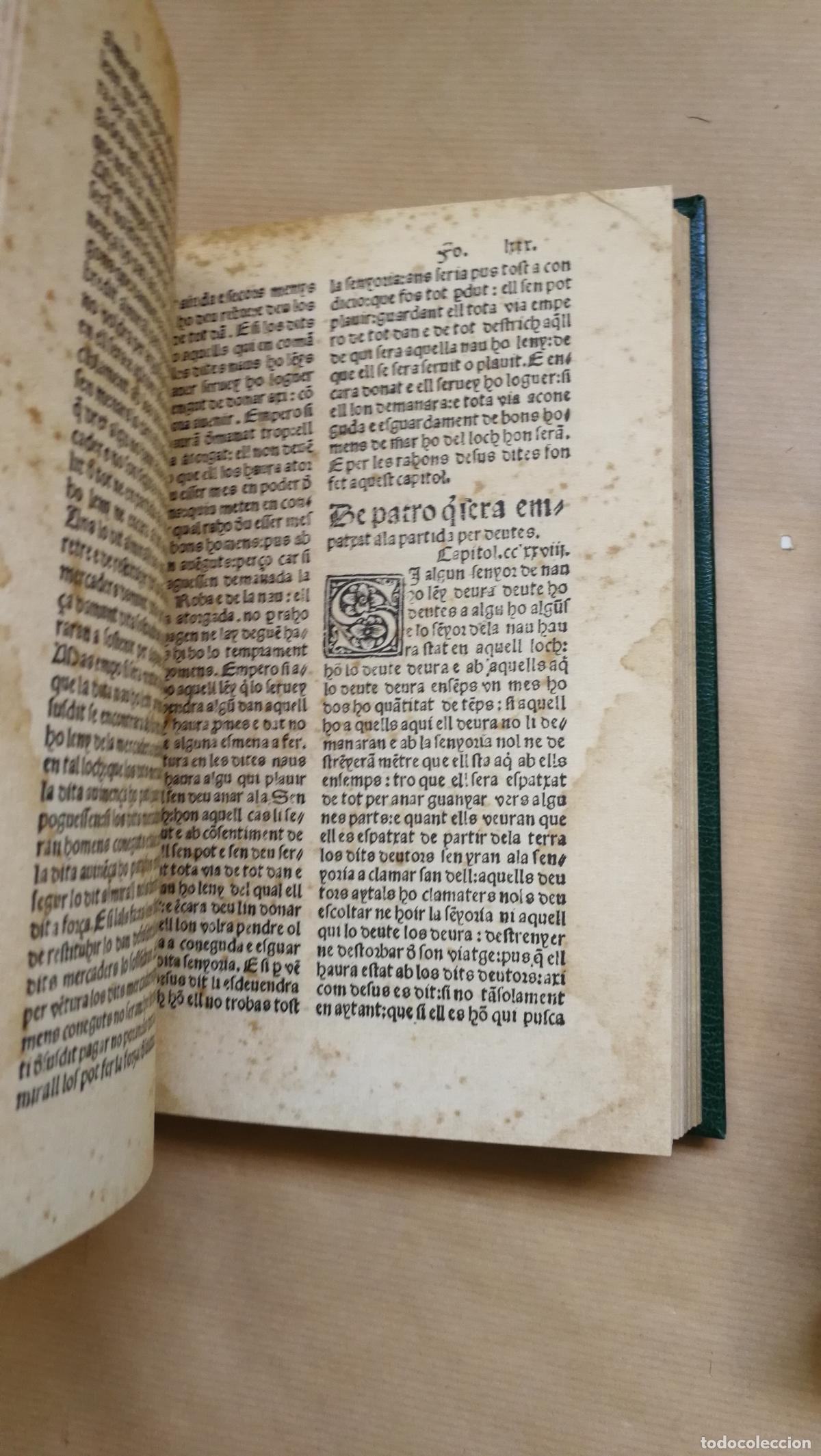 Libros: LLIBRE DEL CONSOLAT DE MAR. Facs&iacute;mil de ledici&oacute; de lany 1523. - Foto 3
