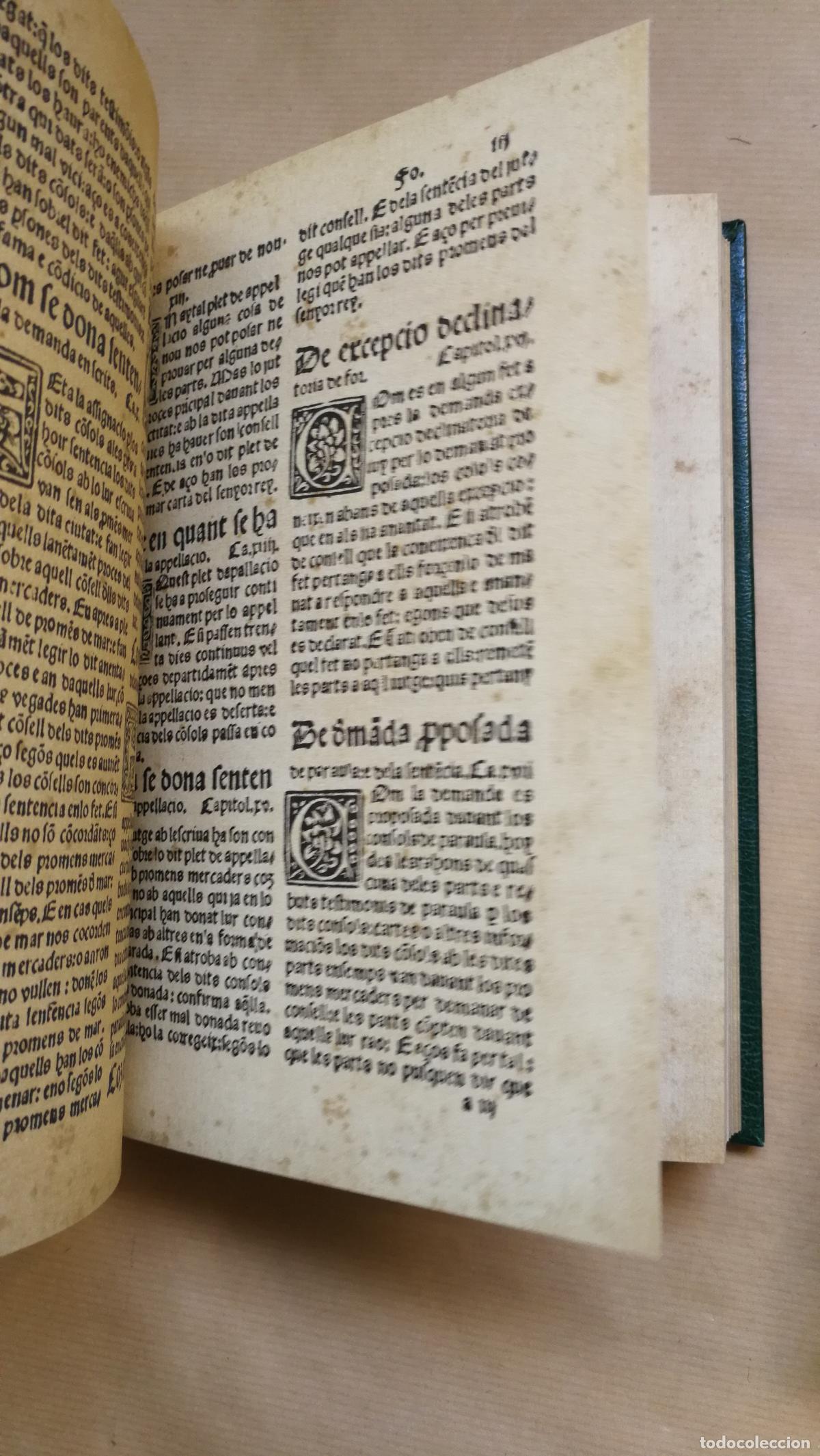 Libros: LLIBRE DEL CONSOLAT DE MAR. Facs&iacute;mil de ledici&oacute; de lany 1523. - Foto 5