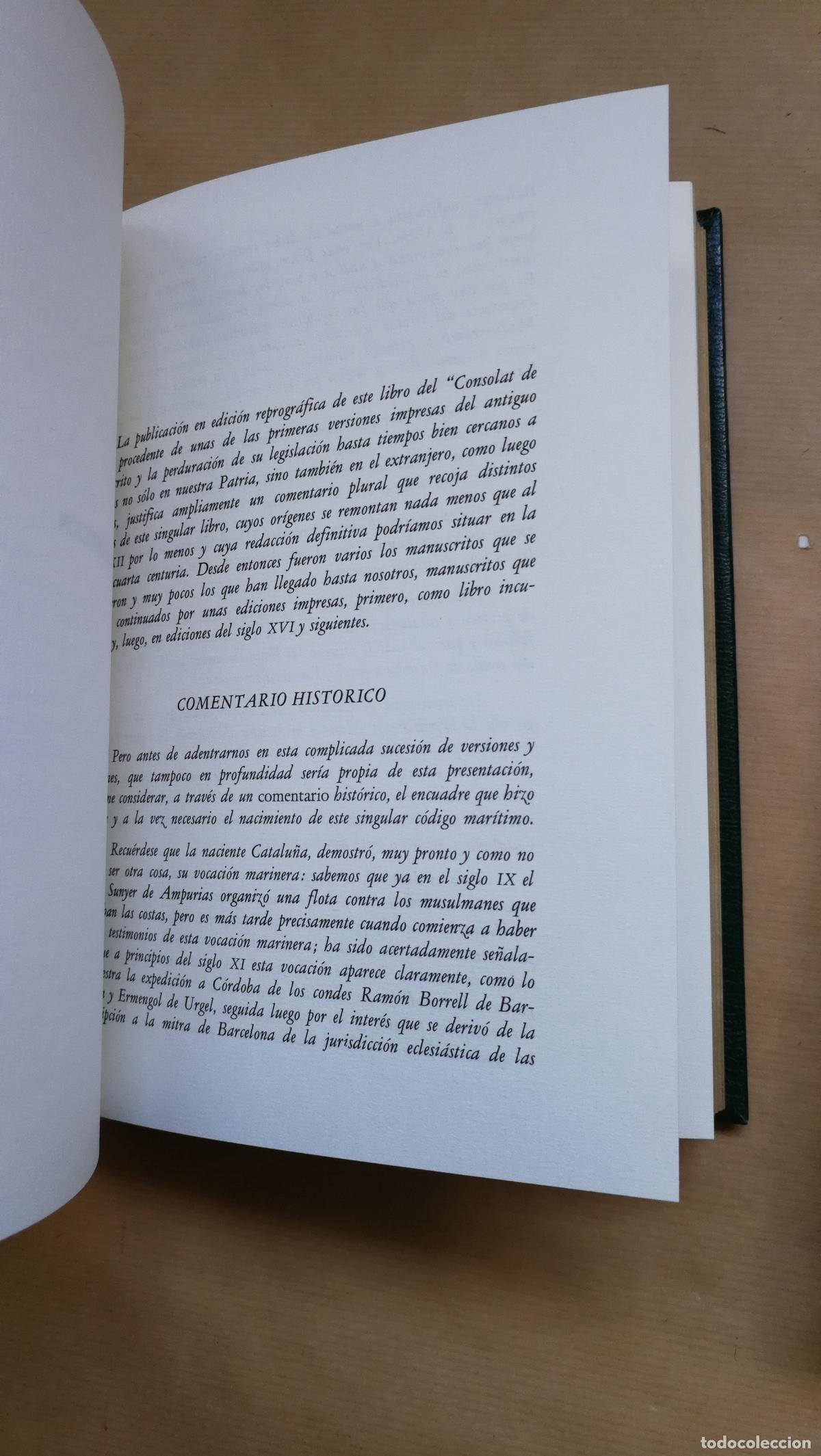 Libros: LLIBRE DEL CONSOLAT DE MAR. Facs&iacute;mil de ledici&oacute; de lany 1523. - Foto 6