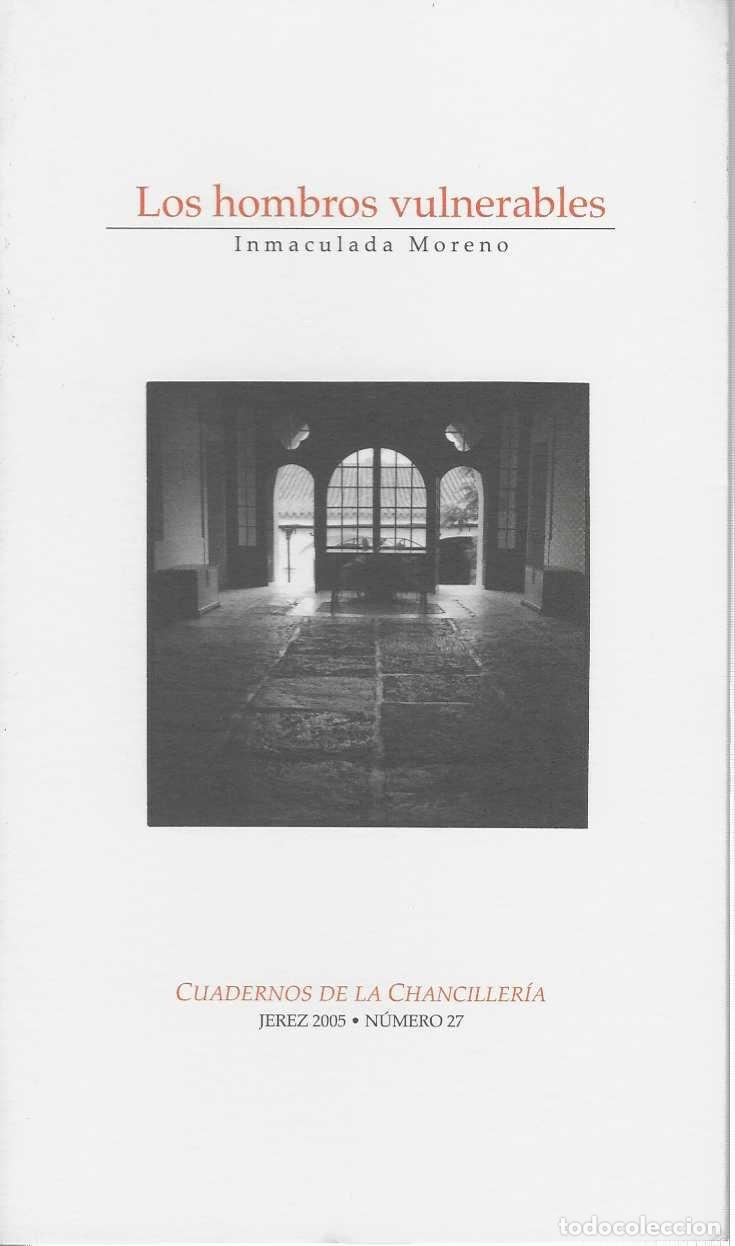 Libros: LOS HOMBROS VULNERABLES. - MORENO, Inmaculada.