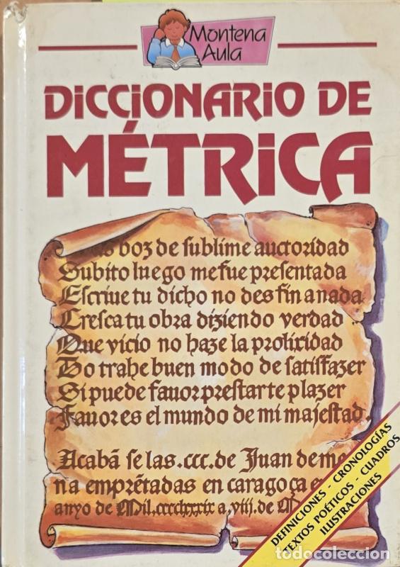Libros: Diccionario de m&eacute;trica - Javier G&oacute;mez Rea