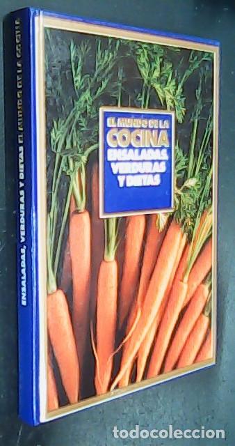 Libri di seconda mano: El mundo de la cocina. Ensaladas, verduras y dietas - AA. VV: