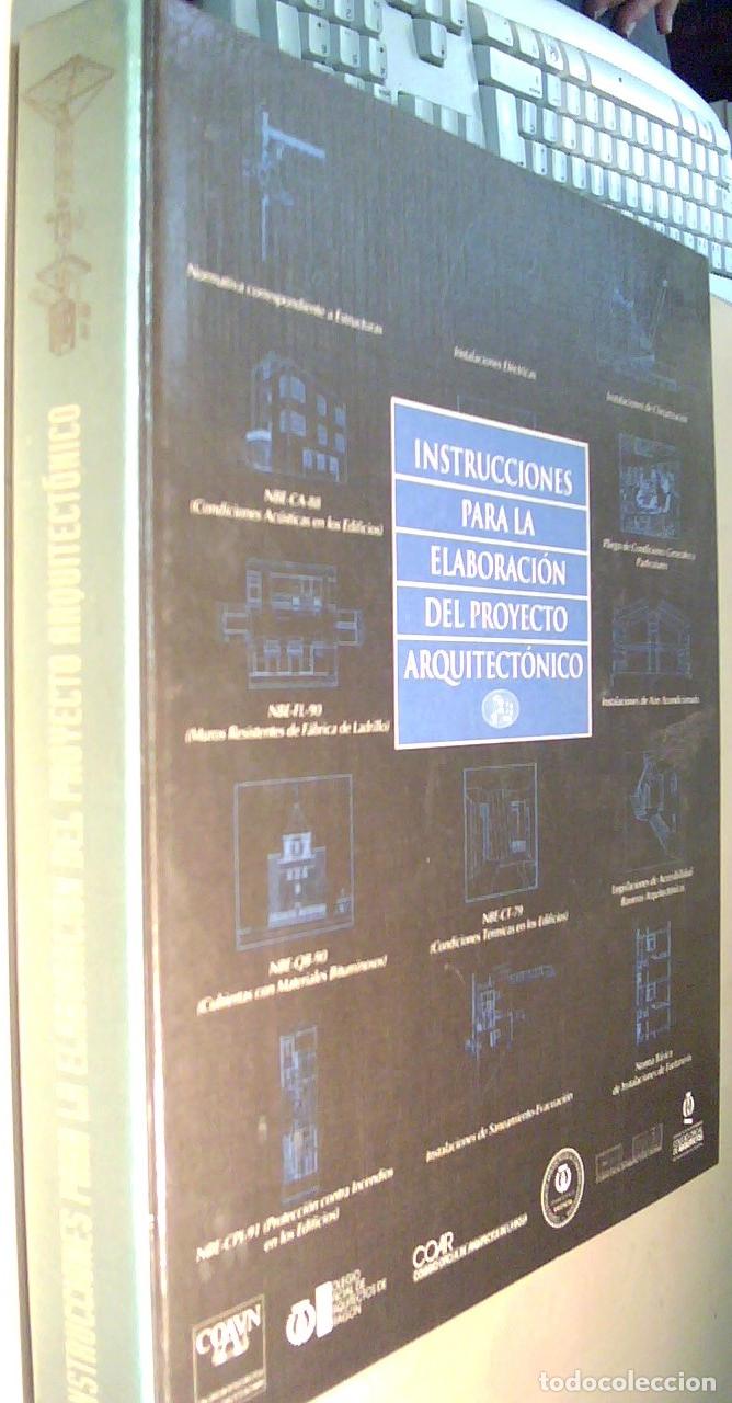 books: Instrucciones para la elaboraci&oacute;n del proyecto arquitect&oacute;nico - AA. VV.:
