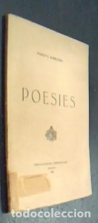 Libri di seconda mano: Poesies - BASSEGODA, Ram&oacute;n E.: