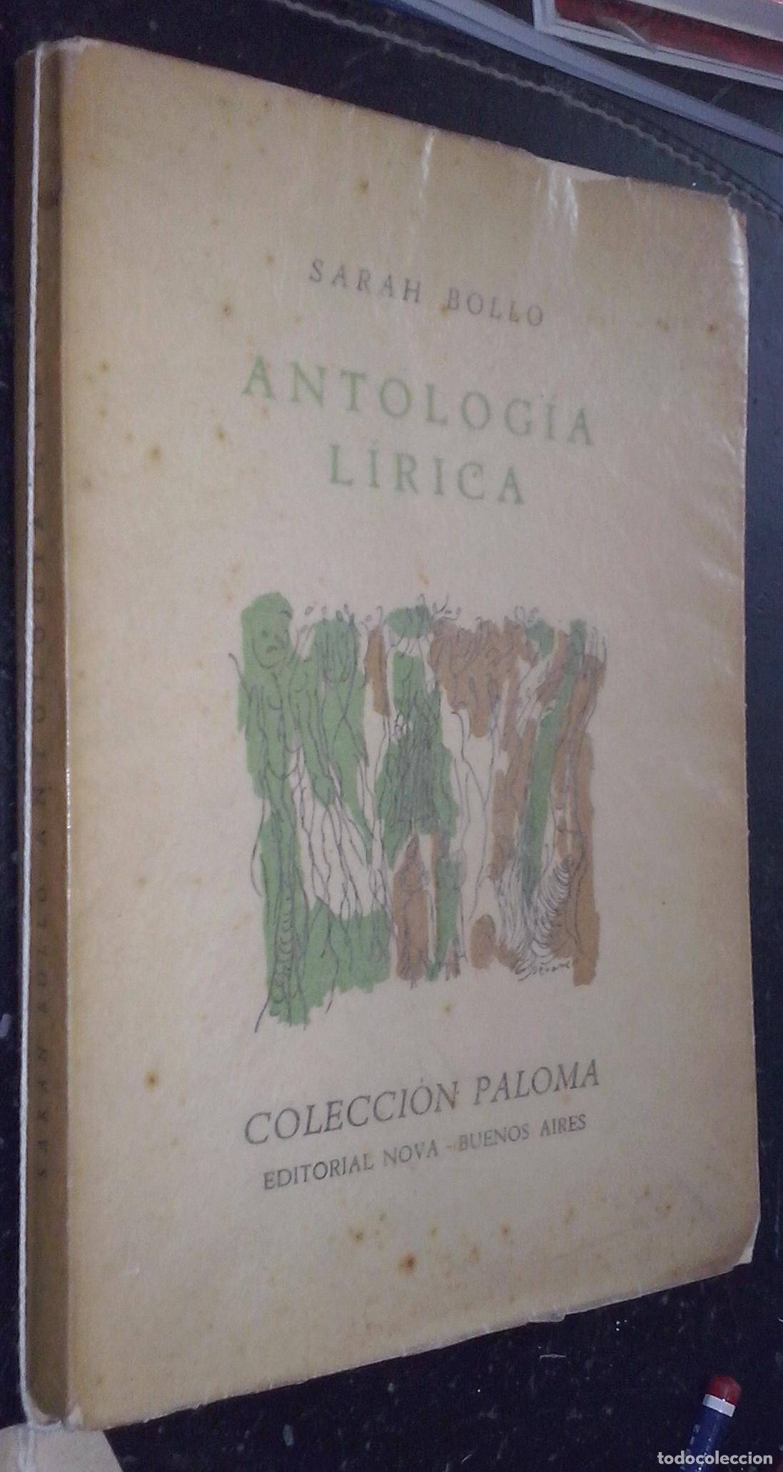 Libri di seconda mano: Antolog&iacute;a l&iacute;rica - BOLLO, Sarah: