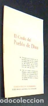 B&uuml;cher: El Credo del Pueblo de Dios - COMISION EPISCOPAL DE ENSE&Ntilde;ANZA: