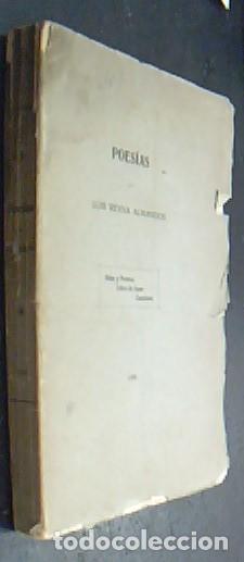 Libri di seconda mano: Poes&iacute;as. Odas y poemas. Libro de amor. Canciones - REYNA ALMANDOS, Luis: